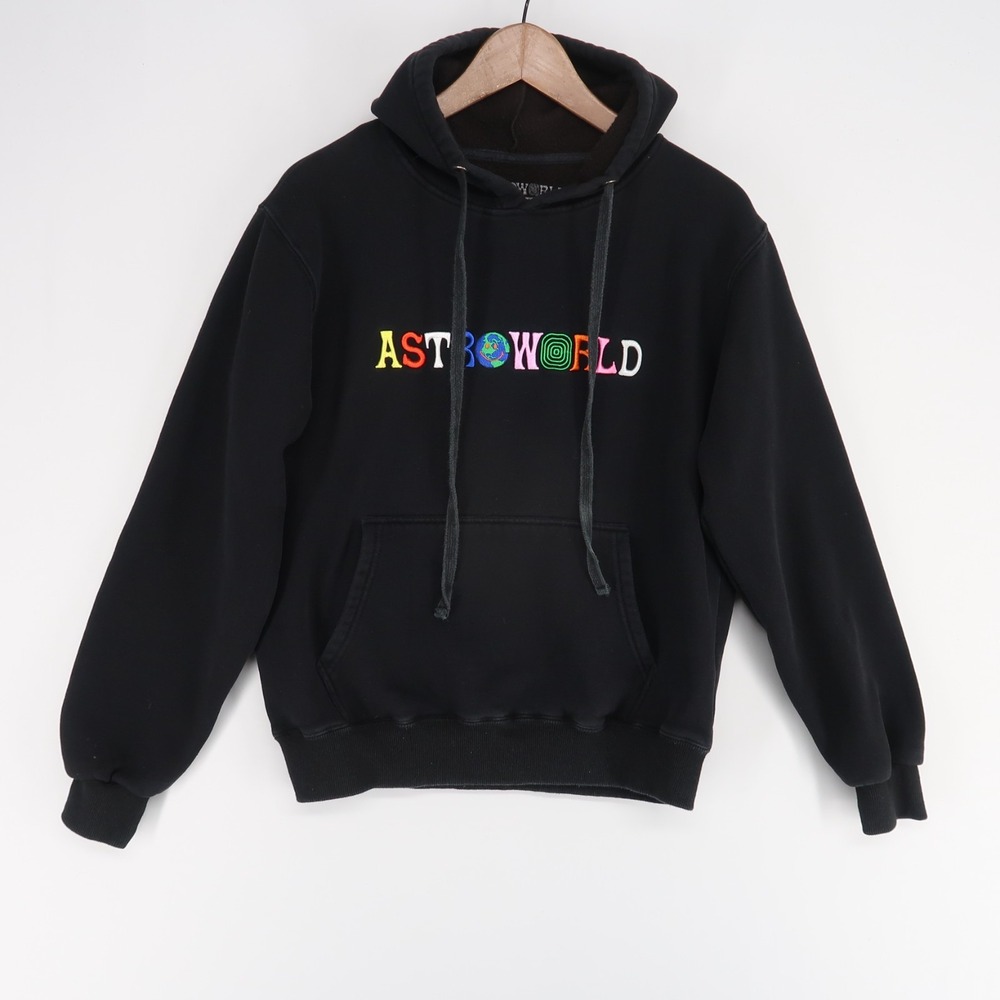 Astroworld Travis Scott Hoodie Mens S Black Graphic‎ Wish You Were Here Tour